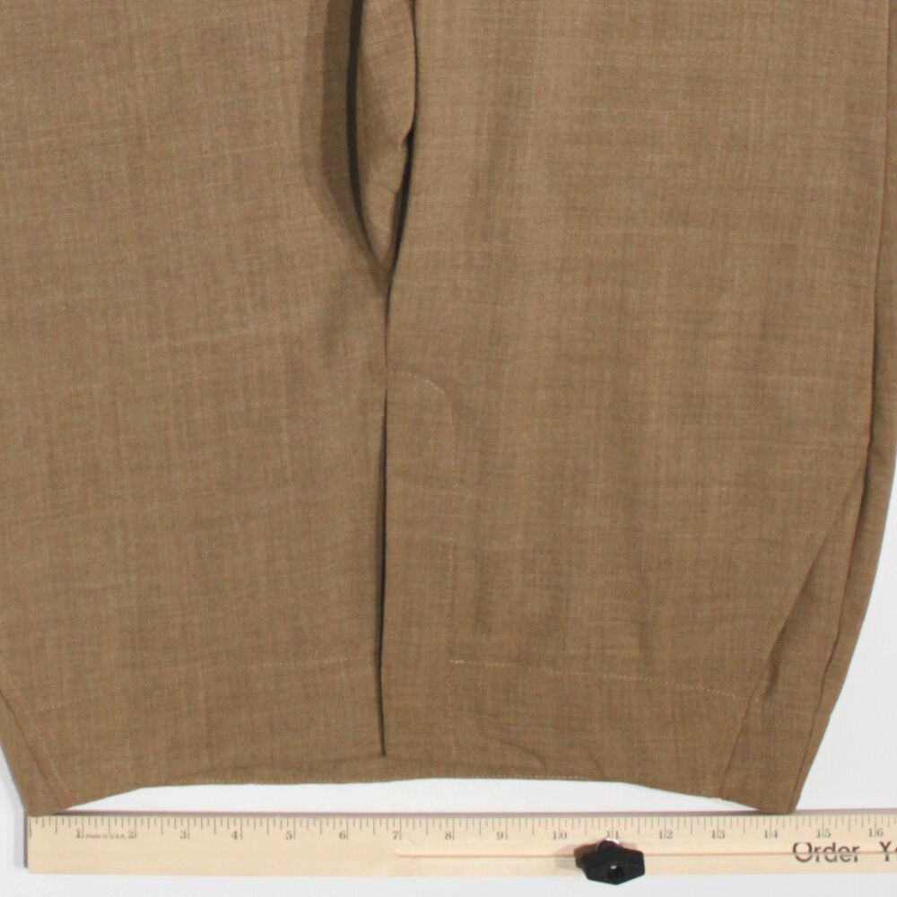 St. John Collection Beige Wide Leg Flare Pants Pockets Lagenlook Women Size 6 - Picture 8 of 8